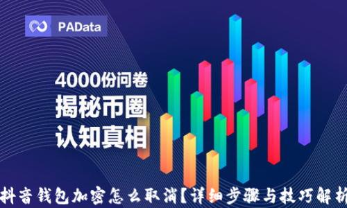 
抖音钱包加密怎么取消？详细步骤与技巧解析
