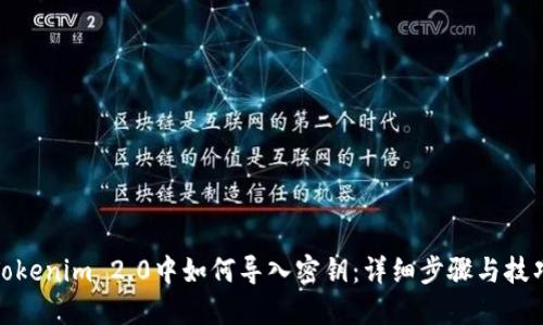 Tokenim 2.0中如何导入密钥：详细步骤与技巧