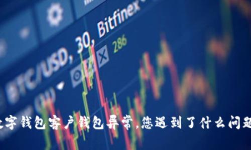 数字钱包客户钱包异常，您遇到了什么问题？