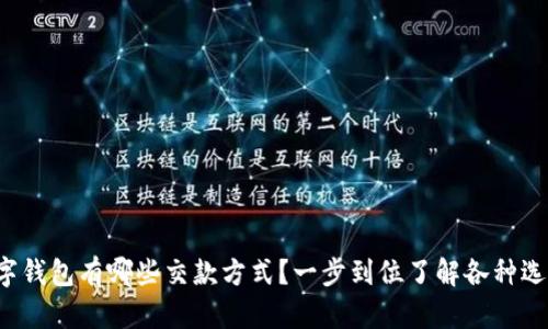 数字钱包有哪些交款方式？一步到位了解各种选择！