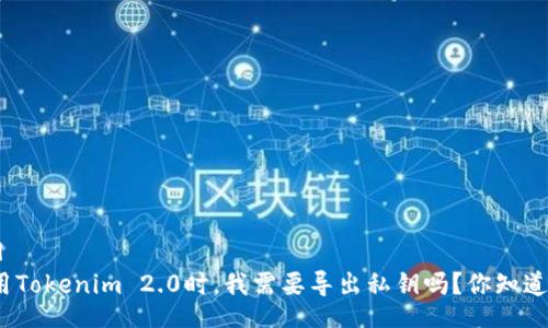 xml
使用Tokenim 2.0时，我需要导出私钥吗？你知道吗？