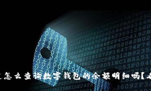 想知道怎么查询数字钱包的余额明细吗？看这里！