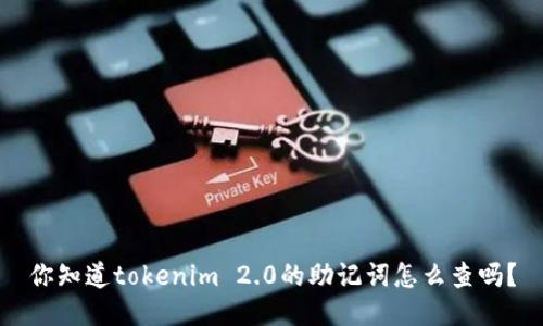 你知道tokenim 2.0的助记词怎么查吗？