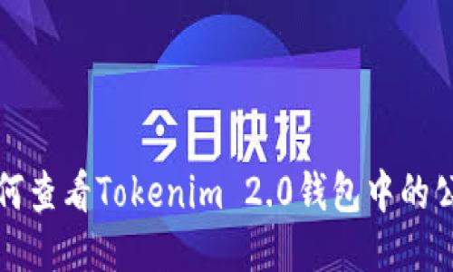 如何查看Tokenim 2.0钱包中的公钥